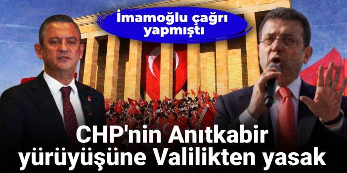 CHP'ye 23 Nisan yasağı: İmamoğlu çağrı yapmıştı