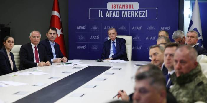 Erdoğan'dan İstanbul depremi açıklaması