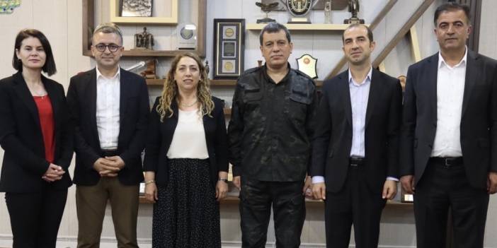 DEM Parti Mazlum Abdi ile görüştü
