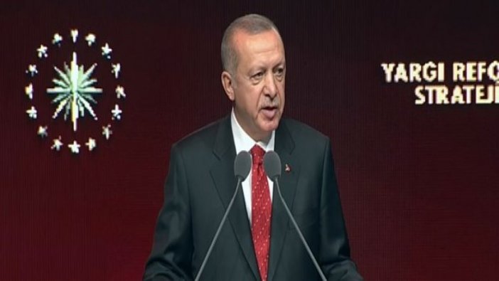 Cumhurbaşkanı Erdoğan Yargı Reformu Stratejisi'ni açıkladı