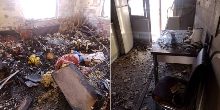 Uzaklaştırma kararı bulunan eşiyle tartıştı ardından evini yaktı!