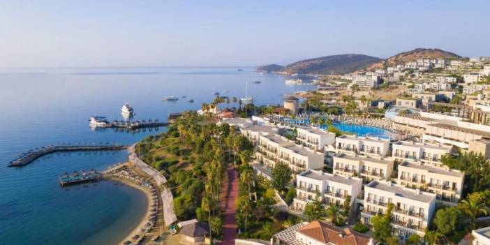 Bodrum sahilleri turistlerle dolup taştı