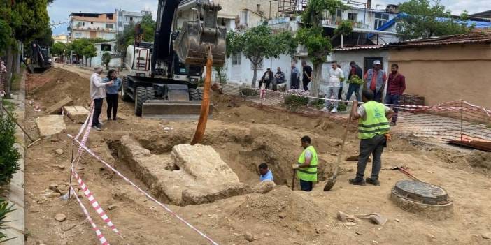 Yol çalışmasında tarih fışkırdı
