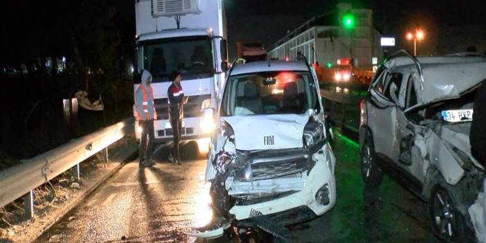 Arnavutköy'de zincirleme kaza
