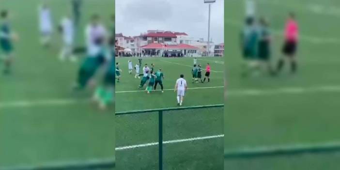 Lig maçında kavga çıktı: Tatil edildi