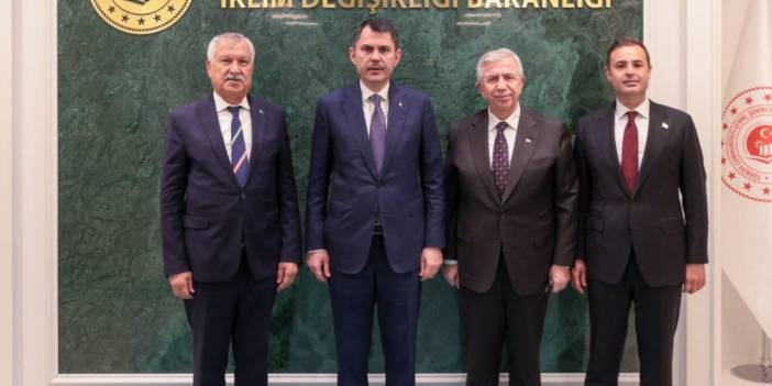 Üç büyükşehir belediye başkanından Murat Kurum'a ziyaret