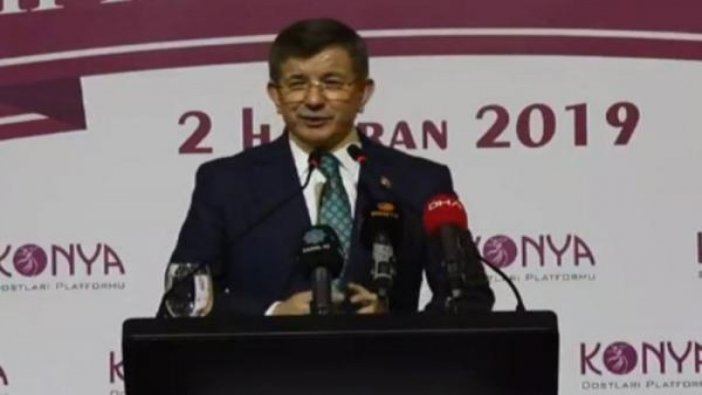 Ahmet Davutoğlu’ndan Konya’da yeni parti duyurusu!