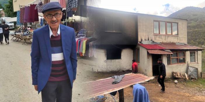 Giresun'da acı olay: Yalnız yaşadığı evinde çıkan yangında öldü