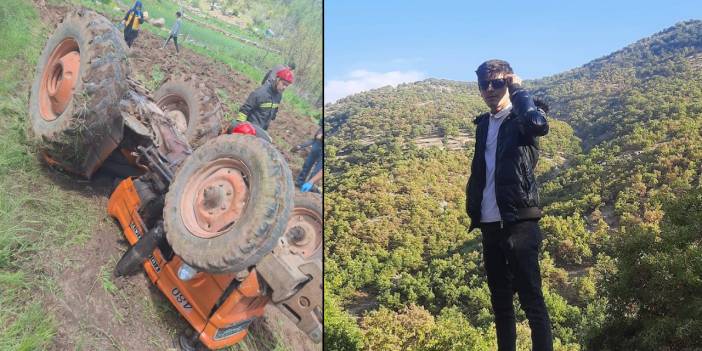 17 yaşındaki genç traktörün altında kalarak can verdi