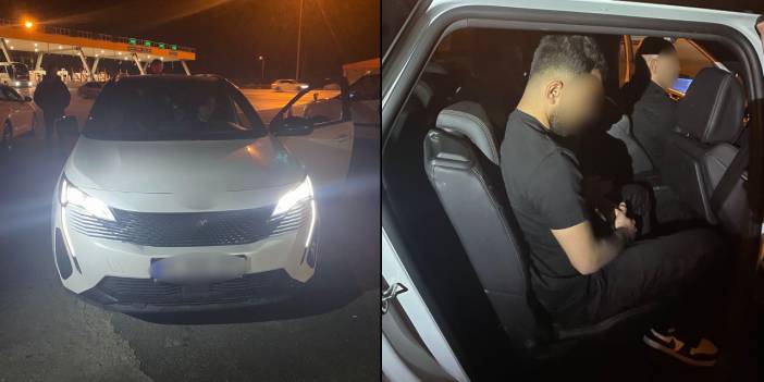 İstanbul-İzmir Otoyolu'nda bir arabada 9 kaçak göçmen yakalandı