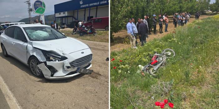Gelendost’ta feci çarpışma: Motosiklet sürücüsü hayatını kaybetti