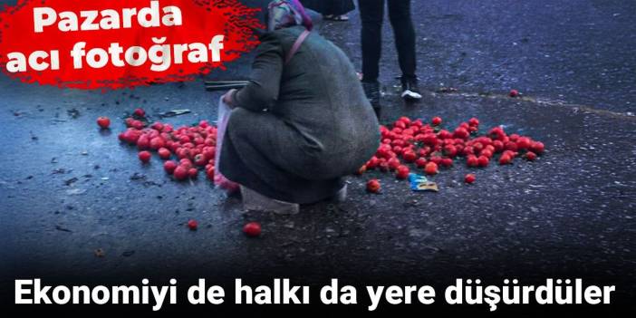 Ekonomiyi de halkı da yere düşürdüler