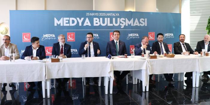 Saadet Partisi Genel Başkanı Arıkan, Antalya'da konuştu