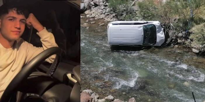 Batman'da yürek yakan kaza: Genç sürücü dere sularında can verdi