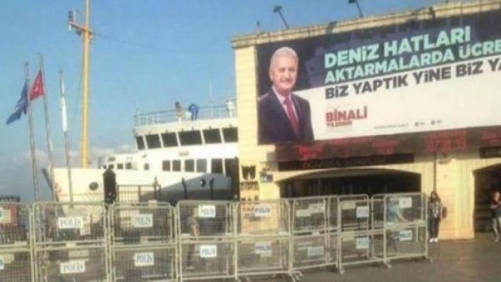 Binali Yıldırım'a kötü haber! İlçe seçim kurulu pankart kalkacak dedi