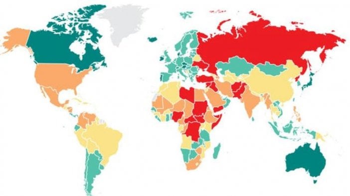 Küresel Barış Endeksi yayınlandı: Türkiye gerilemeye devam etti