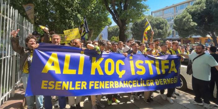 Fenerbahçe taraftarı yönetime protesto için yürüdü