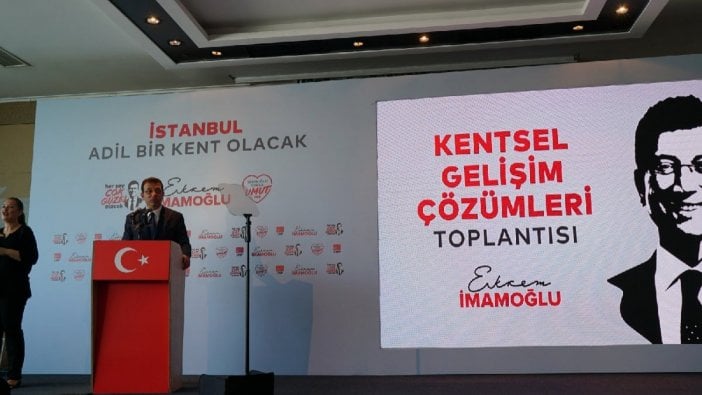 İmamoğlu  “Kentsel Gelişim Çözümleri”ni açıkladı