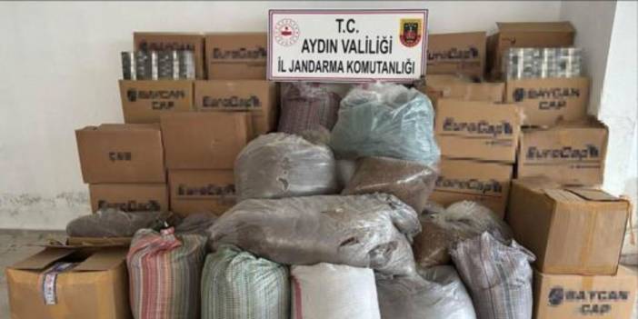 Aydın'da kaçak sigara ve tütün operasyonu: 3 gözaltı