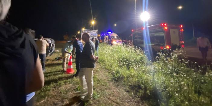 Evlerine dönüyorlardı, Sakarya'da yürek yakan kaza