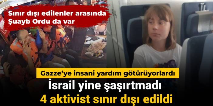 Madleen gemisindeki Thunberg ve 3 aktivist sınır dışı edildi