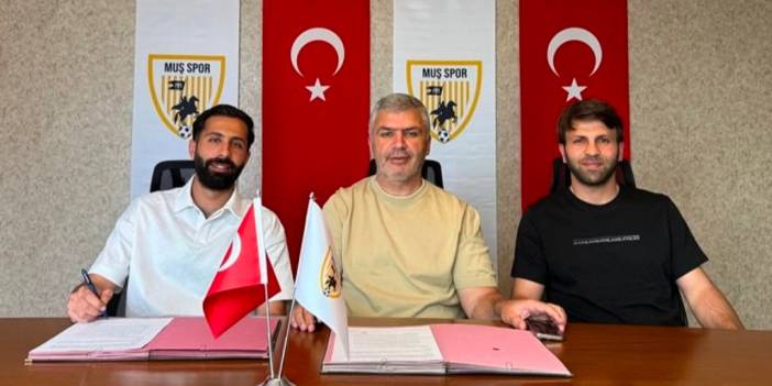 Muşspor'u 2. Lig'e çıkardı: 2 yıllık imzayı attı