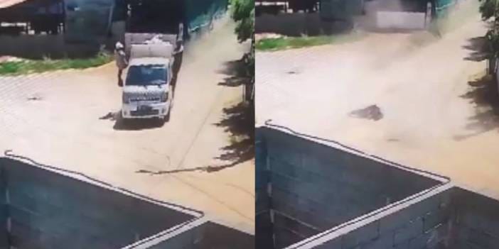 Temizlik işçisi feci şekilde can verdi! Çöp arabasından düştüğü anlar kamerada