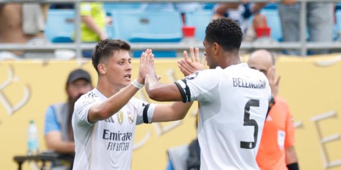 Real Madrid 10 kişi kaldı: Arda Güler sahneye çıktı