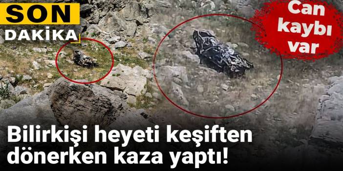 Son dakika | Bilirkişi heyeti keşiften dönerken korkunç kaza! Can kaybı var