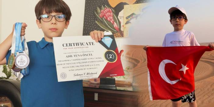 7 yaşında dünya şampiyonu oldu! Türk bayrağını Dubai’de dalgalandırdı: Bilim insanı olacağım