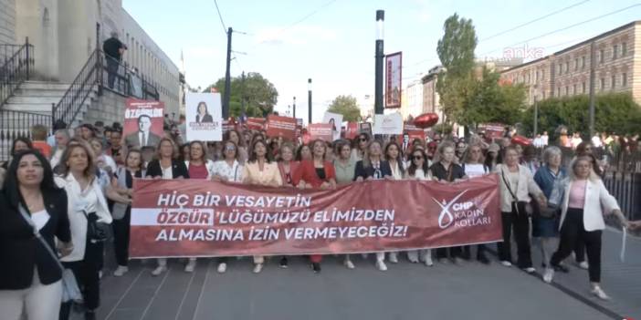 CHP Kadın Kolları, Beyazıt’tan Saraçhane’ye yürüyor