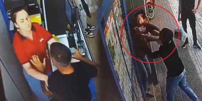 Sıra beklemek istemedi, kasiyere saldırdı!