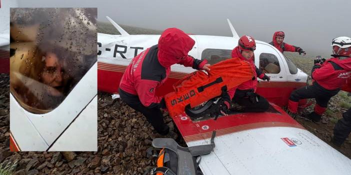Kaçkar Dağları'ndaki uçak kazasından yeni görüntü! İlk o yardıma koşmuş