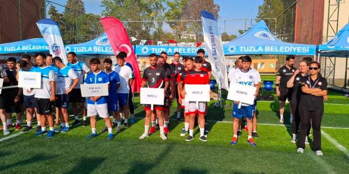 Türkiye Ayak Tenisi Şampiyonası Tuzla'da yapıldı