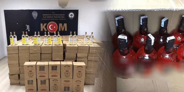 Antalya’da sahte içki imparatorluğu çöktü!