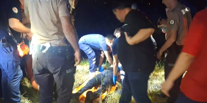 Araçtan inmek isterken sulama kanalına düştü: Acı haber geldi