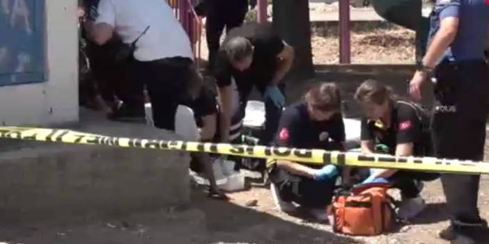 Çocuk parkında silah konuştu! Antalya’da dehşet anları