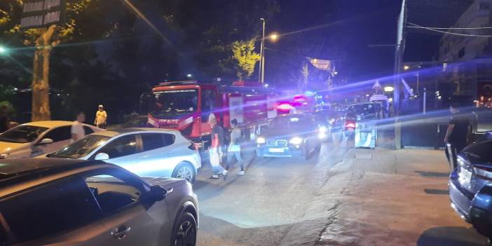 Gaz kaçağı panik yarattı: Apartman tahliye edildi