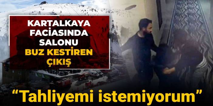 Son dakika | Kartalkaya faciasında salonu buz kestiren çıkış: Tahliyemi istemiyorum