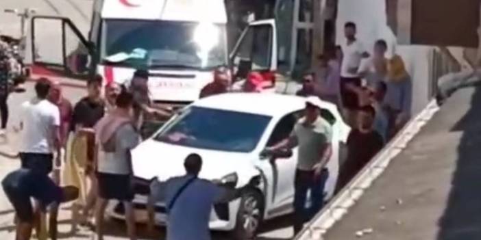 Ambulansa engel: Park halindeki araç müdahaleyi geciktirdi