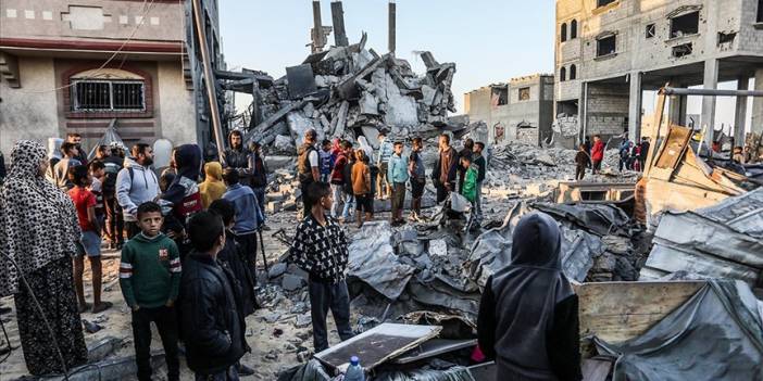 Fas'ta on binlerce kişi Gazze'de açlığı silah olarak kullanan İsrail'i protesto etti