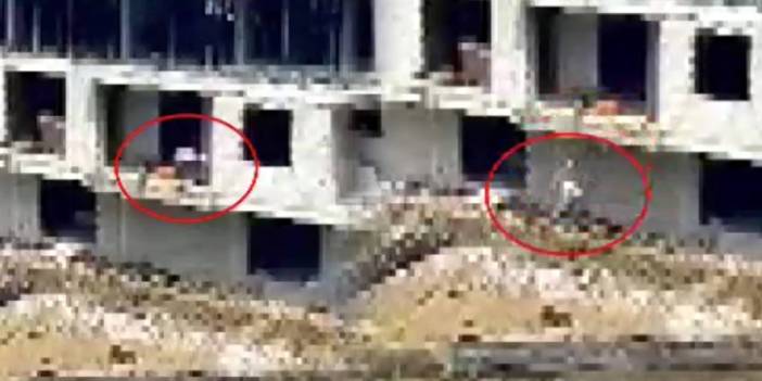 İnşaattan düştü, bacağına demir çubuk saplandı!