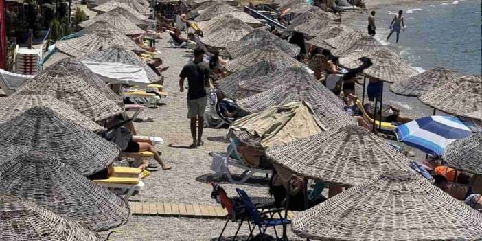 Bodrum’da termometreler 36 dereceyi gördü: Sahiller doldu taştı