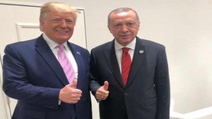 G-20 zirvesi öncesi ayaküstü sohbet! Erdoğan ile Trump böyle poz verdi