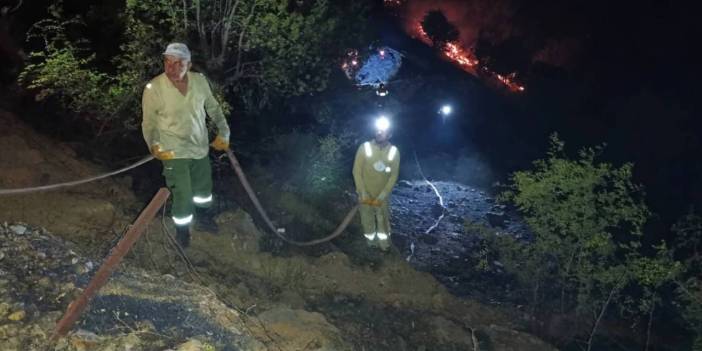 Elazığ'da 2 gün süren örtü yangını kontrol altına alındı