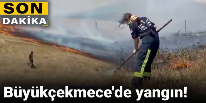 Son dakika | Büyükçekmece'de yangın