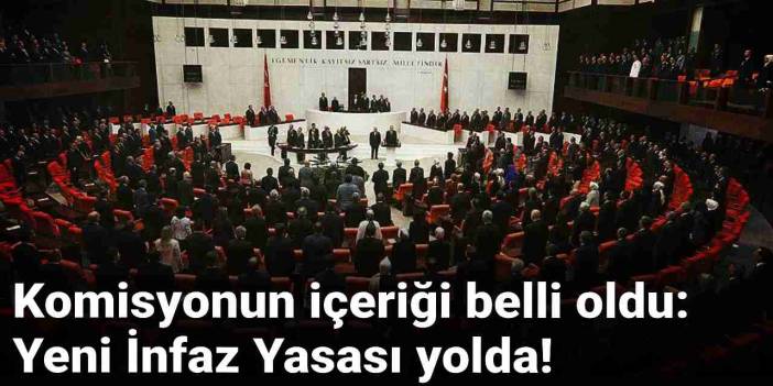 Komisyonun içeriği belli oldu: Yeni infaz yasası yolda