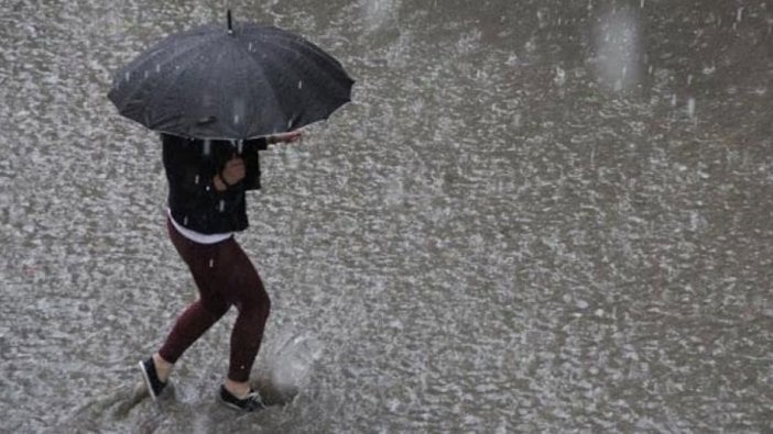 Meteoroloji'den sağanak yağış uyarısı