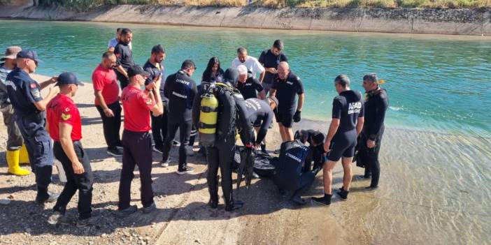 Serinlemek için girdiği sulama kanalından cansız bedeni çıkarıldı