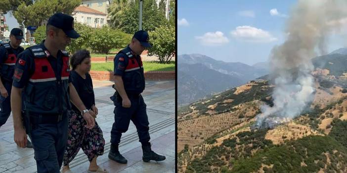 Kayınpederiyle tartışan gelin 3 hektarlık araziyi ateşe verdi